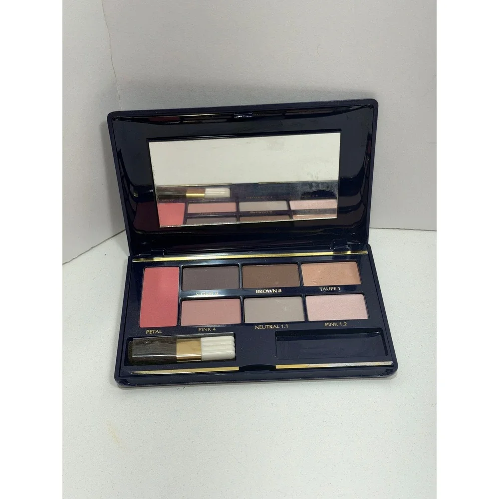 Estee Lauder Compact Disc‎ Eyeshadow Blush Palette Vintage 6 Shades BROKEN CASE